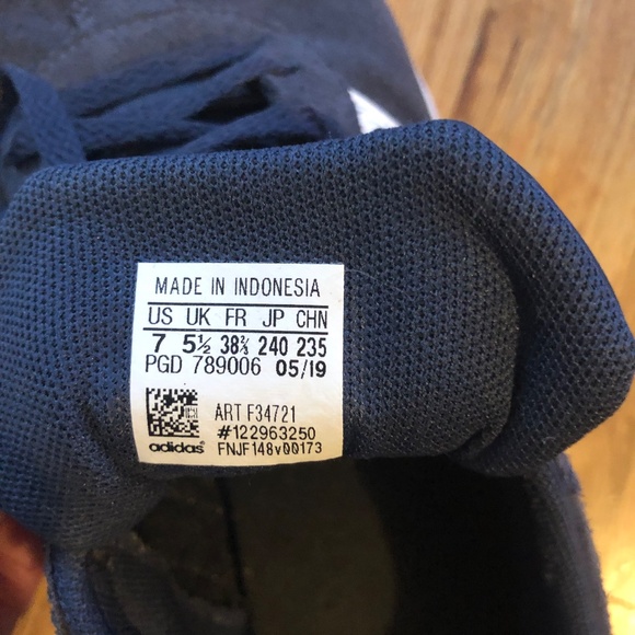 Adidas VL Court Women size 7 navy - Picture 3 of 3